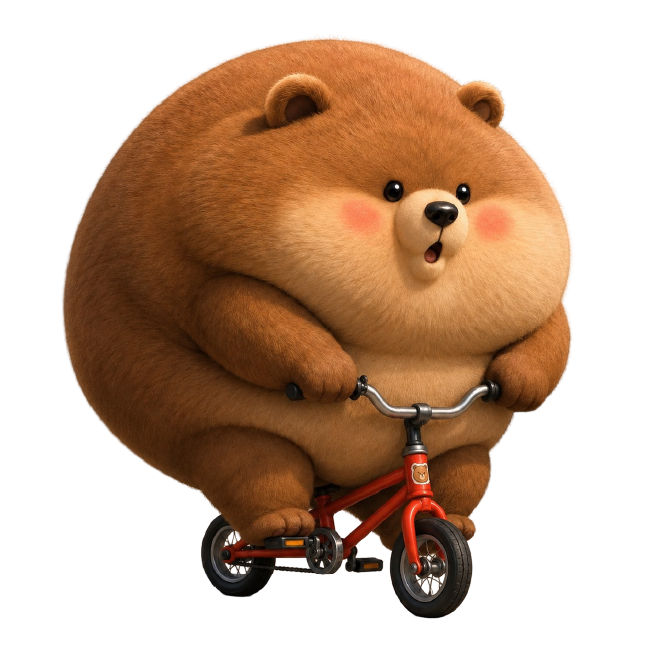 BIMBIMBAB on his bike